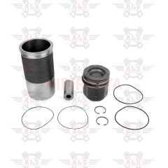 PİSTON SET GÖMLEK+SEKMAN Ø128MM STD 18.460 19.464 FORTUNA DİNGİLLİ